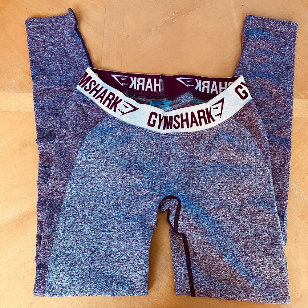 Flex leggings in Dark Ruby Marl/Blushed nude- GS